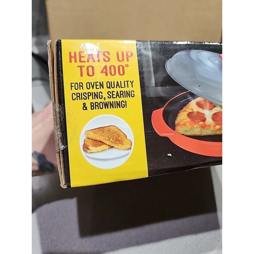 Heatwave Microwave Crisper Ceramic 12.5 Diameter New In Package